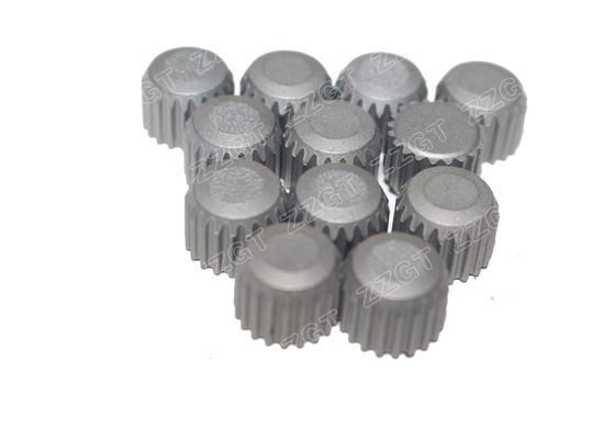 Serrated Flat Top Gauge Button Tungsten Carbide Mining Bits For Drill Bits
